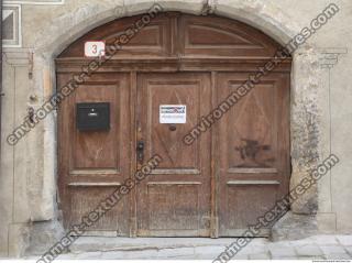 Photo Texture of Wooden Double Door 0001